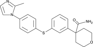 An inhibitor of 5-LO (IC50 = 70 nM for 5-LO product formation in A23187-challenged PMNLs); inhibits recombinant 5-LO in a glutathione peroxidase-dependent manner (IC50 = 300 nM); reduces levels of LTB4 and decreases mechanical hyperalgesia in a rat model of chronic inflammatory pain induced by Freund's adjuvant (3-10 mg/kg); reverses tactile allodynia and increases hind paw weight bearing in a rat medial meniscal transection model of osteoarthritic pain (0.6-6 mg/kg)