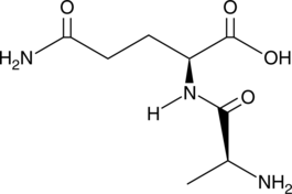 A synthetic glutamine dipeptide that can attenuate oxidative stress at doses of at doses of 0.75-1.5 mg/kg; reduces apoptosis in vitro; protects against inflammatory mediators