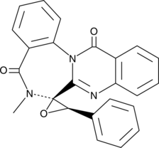 A weak NK1 receptor antagonist (46% inhibition of substance P binding at 100 µg/ml); weak inhibitor of IDO (IC50 = 130 µM)