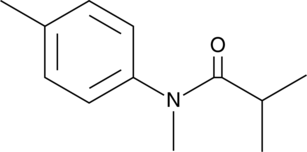 A substituted anilide whose physiological and toxicological properties are not known