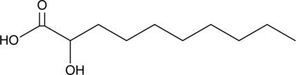 A fatty acid found in the lipophilic portion of the lipopolysaccharide fraction of P. ovalis