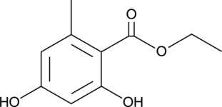 A lichen metabolite and a derivative of lecanoric acid; inhibits the proliferation of human Hep-2 larynx carcinoma