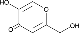 A tyrosinase inhibitor (IC50 = 30.6 µM); decreases growth of Leishmania parasites; protects mice from gamma irradiation-induced damage; used as a food additive