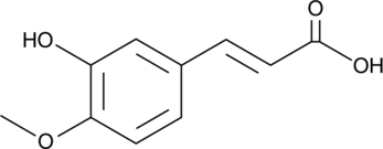 A cinnamic acid derivative that has antidiabetic activity; activates α1-adrenergic receptors (IC50 = 1.4 µM) to enhance secretion of β-endorphin (EC50 = 52.2 nM); increases glucose uptake and enhances glycogen synthesis in isolated soleus muscles of streptozocin-induced diabetic rats; induces a dose-dependent reduction in plasma glucose levels in streptozocin-induced diabetic rats; inhibits absorbance of intestinal maltase and sucrose via α-glucosidase in vitro. (IC50s = 760 and 450 µM