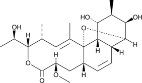 A macrolide antibiotic; has activity against antibiotic-susceptible and -resistant S. aureus (MICs = 125