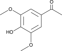 A phenol secreted by wounded plant tissues; induces expression of virulence A genes and chemotaxis in A. tumefaciens strains that contain a tumor-inducing plasmid used to transfer genetic information to plant cells; widely used to increase efficacy of genetic transformation for the creation of genetically modified dicotyledonous and monocotyledonous plants