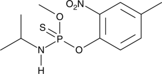 An herbicide; reversibly decreases H. vulgare root and shoot length and inhibits in vitro paclitaxel-induced tubulin polymerization in a dose-dependent manner; completely inhibits tubulin polymerization in Hemanthus endosperm cells at a concentration of 0.1 μM; inhibits calcium accumulation in corn mitochondria (ID50 = 140 nM) and induces a 3-fold increase in the rate of calcium efflux from rat liver mitochondria at a concentration of 100 nM; inhibits the growth of P. falciparum (IC50 = 3.5 μM); completely inhibits microtubule polymerization in P. falciparum trophozoites at a concentration of 20 μM