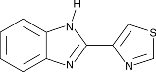 A broad-spectrum anthelmintic active against a variety of helminths; kills greater than 95% of adult worms from ten genera; inhibits egg production and disrupts larval development; inhibits fumarate reductase in helminths