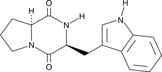 An alkaloid with diverse biological activities; inhibits growth of M. luteus and S. aureus in an inhibitory disc assay (30 μg/disc); inhibits growth of the Bacille Calmette-Guerin M. bovis strain (MIC = 12.5 μg/ml); inhibits attachment of B. neritina larvae to PVC plates without inducing lethality (EC50 = 6.35 μg/ml; LC50 =>200 μg/ml in paint used to coat PVC plates)