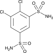 A carbonic anhydrase inhibitor (Kis = 1.20