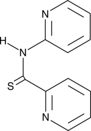 An inhibitor of ATG4B; inhibits ATG4B cleavage of LC3B-GST (IC50 = 51 µM) and reduces LC3B lipidation induced by starvation in Saos-2 cells; reduces starvation-induced autophagy and prevents autophagic vacuole formation in Saos-2 and MDA-MB-468 cells (100 µM); decreases autophagy in vivo in mouse liver