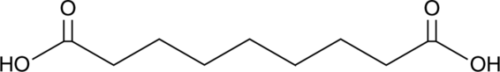 A dicarboxylic acid with diverse biological activities; a competitive inhibitor of tyrosinase