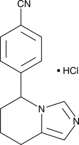 A non-steroidal aromatase inhibitor (IC50s = 5 and 1.4 nM for human placental and rat ovarian microsomal aromatase