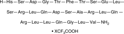 A neuropeptide hormone; binds to rat SCT-R (Ki = 3.3 nM) and increases intracellular cAMP (EC50 = 1 nM) in COS cells expressing rat SCT-R; dose-dependently increases the volume of pancreatic secretion and inhibits gastrin I-induced gastric acid secretion in rats (100 pmol/kg per hour)