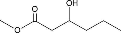 A hydroxy fatty acid methyl ester; a volatile component and aromatic agent that has been found in Moro and Sanguinello blood orange juices