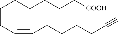 A ω-alkynylated form of palmitoleic acid used in click chemistry; labels wild-type