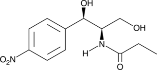 A chloramphenicol-like antibiotic; inhibits the growth of various Gram-positive and Gram-negative bacteria (MICs = 5.2-83 μg/ml)