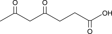 An inhibitor of δ-aminolevulinic acid dehydratase (Ki = 300 nM); inhibits heme biosynthesis at 0.1 and 1 mM; an abnormal metabolite of tyrosine that accumulates in