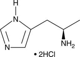 A histamine H3 receptor agonist; inhibits the release of histamine induced by antidromic electrical stimulation of the sciatic nerve in rats from 0.25-2 mg/kg; inhibits gastric acid secretion in rats when administered intracerebroventricularly from 0.5-50 nmol; reduces isolation-induced vocalizations and aggressive behavior in a resident-intruder test in guinea pig pups and mice