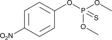 An organophosphate insecticide; lethal to lab strains and field isolates of tobacco budworm larvae (LD50s = 7 and 81.8-128.3 μg/g