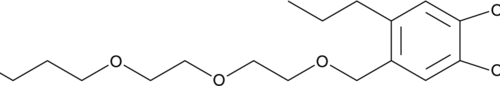 A synergist used to enhance the activity of insecticides; inhibits cytochrome P450 enzyme activity; increases the toxicity of deltamethrin to field-collected