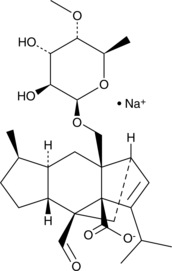 An inhibitor of fungal protein synthesis; binds to EF-2 in the presence of ribosomes; inhibits the uncoupled GTPase activity of equimolar mixtures of EF-2 and ribosomes from C. albicans (IC50 = 0.1 μM); inhibits protein synthesis in cell-free lysates of C. albicans