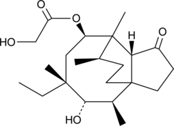 An antibiotic and derivative of pleuromutilin; is active against S. aureus