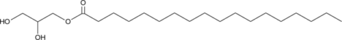 A monoacylglycerol; decreased in tumor tissue in a mouse model of azoxymethane-induced colorectal carcinogenesis; decreased in lung tissue from patients with adenocarcinoma; increased in the serum of patients with Buruli ulcer and in the cerebrospinal fluid of patients with MS