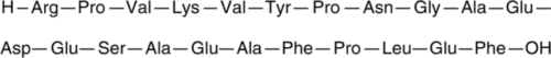 A C-terminal peptide fragment of ACTH; produced via processing of ACTH in the intermediate lobe of the pituitary gland; increases cumulative food intake in fasted