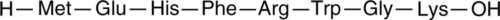 A peptide fragment of ACTH; induces differentiation of melanocytes at 1