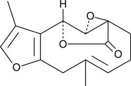 A sesquiterpene; inhibits CYP2C9 (Ki = 1.26 μM); reduces Pck1 and G6pc gene expression