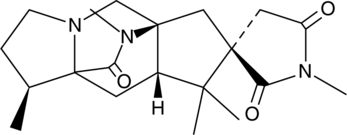 A fungal metabolite; reduces nAChR peak and slowly-desensitizing amplitudes induced by acetylcholine in silkworm larval neurons (IC50s = 20.2 and 39.6 nM