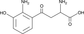 An active metabolite of tryptophan; inhibits yeast and rat liver aldehyde dehydrogenase by 97 and 69%