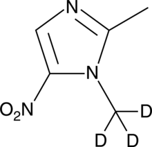 An internal standard for the quantification of dimetridazole by GC- or LC-MS