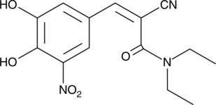 A metabolite of entacapone; a potential impurity found in commercial preparations of entacapone; a degradant of entacapone formed by UV light exposure