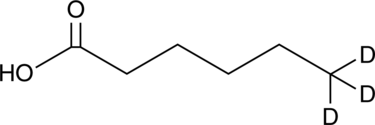 An internal standard for the quantification of hexanoic acid by GC- or LC-MS