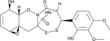 A fungal metabolite; active against the plant pathogenic fungus P. ultimum (MIC = 60 ng/ml) and the parasite T. brucei brucei (IC50 = 90 ng/ml)