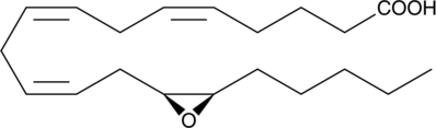 A cytochrome P450 metabolite of arachidonic acid; binds to isolated guinea pig monocytes (Ki = 612.5 nM in a radioligand binding assay); induces dilation of precontracted isolated canine epicardial arterioles (EC50 = 4 pM) and denuded porcine subepicardial arterioles (EC50 = 3 pM)