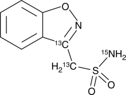 An internal standard for the quantification of zonisamide by GC- or LC-MS