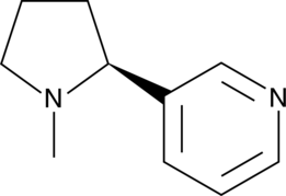 An alkaloid; an agonist at neuronal nAChRs; binds to α3β4 and α4β2 subunit-containing nAChRs (Kis =481 and 11.1 nM