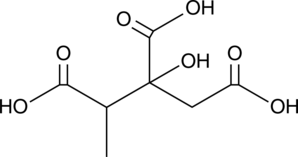 An endogenous tricarboxylic acid; formed by the condensation of propionyl-CoA with oxaloacetic acid by citrate synthase under conditions of propionyl-CoA accumulation; accumulation is associated with cobalamin deficiencies