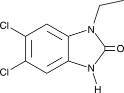 An activator of IKCa1/KCa3.1 channels; activates IKCa1/KCa3.1 and induces chloride secretion in T84 monolayers in a concentration-dependent manner; potentiates the activity of SK channels (EC50 = 27 µM in HEK293 cells expressing recombinant human SK2 channels); potentiates SK channel-mediated IAHP in CA1 pyramidal neurons at 100 µM; induces chloride secretion in isolated mouse jejunum (EC50 = 41 µM)