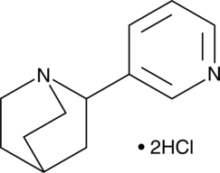 An agonist of nicotinic AChRs; selective for α4β2 or α7 subunit-containing nicotinic AChRs (Kis = 0.7 and 10.9 nM in isolated rat cortex and isolated rat hippocampus