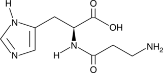 A dipeptide with diverse biological activities; a metal chelator that forms complexes with copper