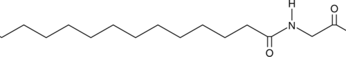 A lipidated amino acid; has been used as an immunogen to raise antibodies against myristoylated proteins and as a synthetic intermediate in the synthesis of lipopeptides