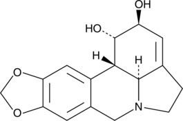 An alkaloid with diverse biological activities; active against P. falciparum (IC50 = 1.026 µg/ml); inhibits SARS-CoV viral infection in Vero cells (EC50 = 15.7 µM); inhibits migration of A549 NSCLC and U373 MG glioblastoma cells at 5 µM; increases survival and reduces virus-induced paralysis in a mouse model of enterovirus 71 infection at 0.4 mg/kg