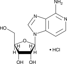 An inhibitor of S-adenosylhomocysteine hydrolase (Ki = 3.9 μM); has anti-inflammatory properties