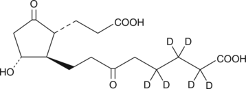 An internal standard for the quantification of tetranor PGEM by GC- or LC-MS