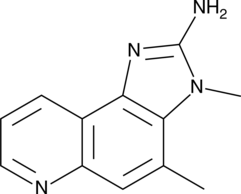 A mutagenic heterocyclic amine; mutagenic to S. typhimurium in the Ames test; induces tumor formation in the Zymbal gland