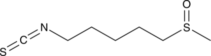 An isothiocyanate with diverse biological activities; active against a variety of bacteria and the plant pathogenic fungus A. niger; directly inhibits PAH-induced CYP1A1 and CYP1A2 activity in MCF-7 cells at 0.5-2.5 µM; inhibits proliferation of HCT116 colon cancer cells (IC50 = 50s = 168 and 20 µM